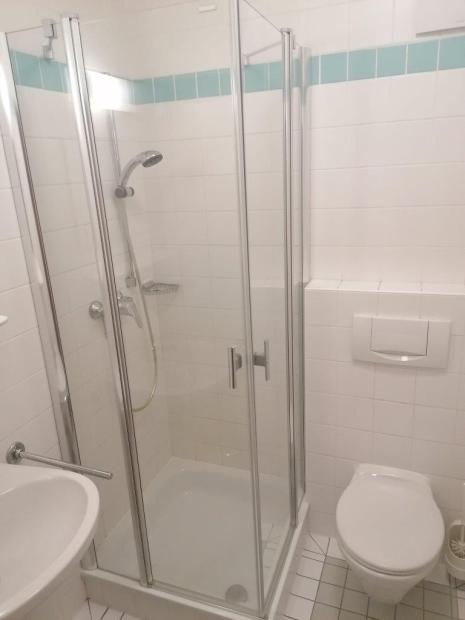 Blick auf Badezimmer