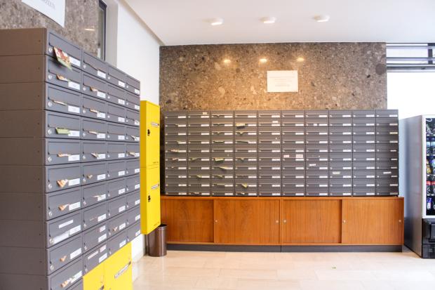 Blick auf Eingangsbereit