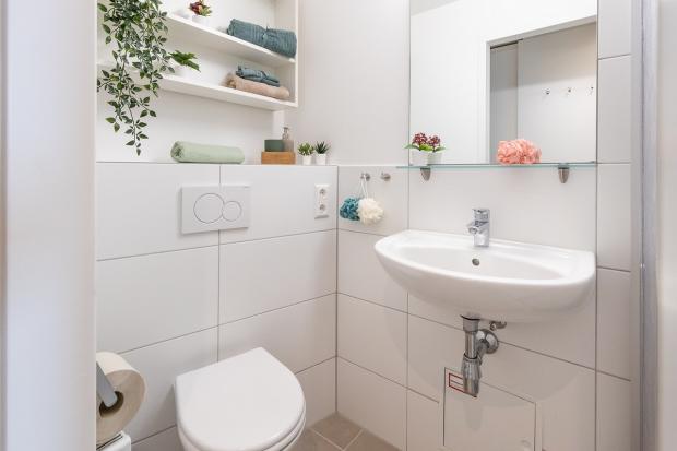 Blick auf Badezimmer | © Harald Klemm/ Akademikerhilfe 