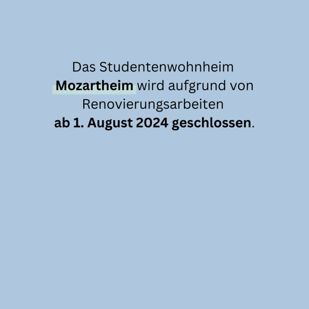 Das Haus wird aufgrund Renovierungsarbeiten geschlossen. 
