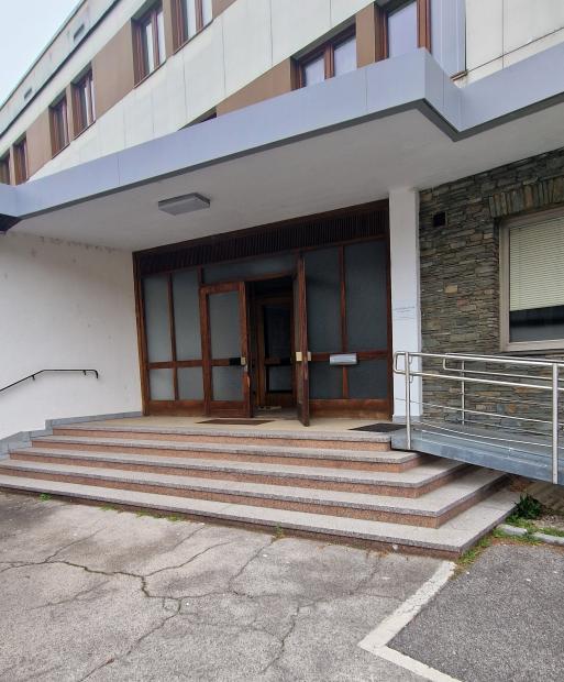 Outside house entrance area