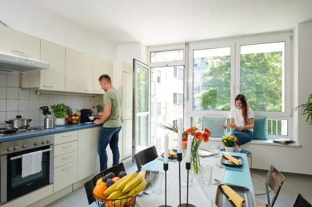 kitchen in shared flats @ Martin Schönbauer